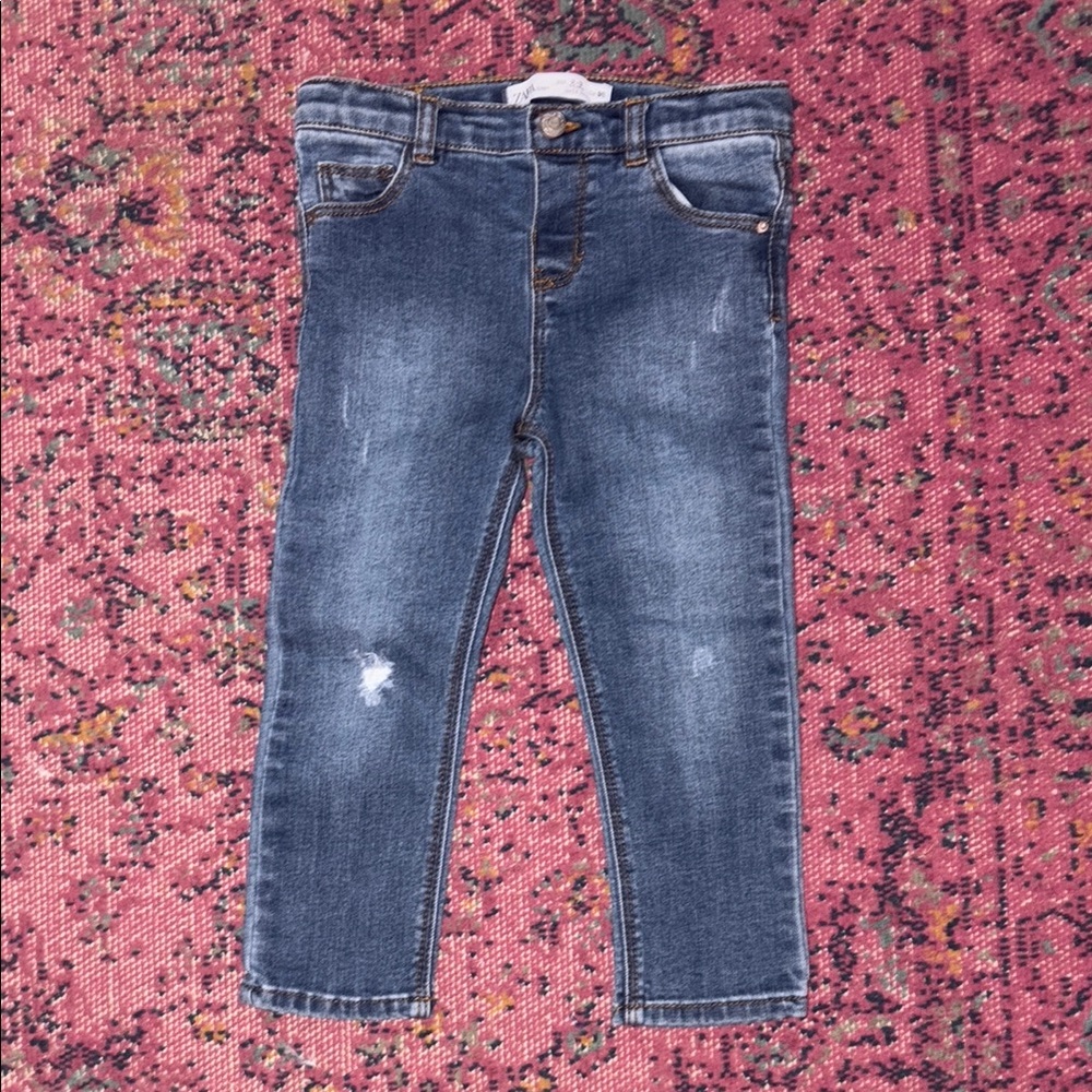 Zara Stylish Blue Denim Jeans 2-3T